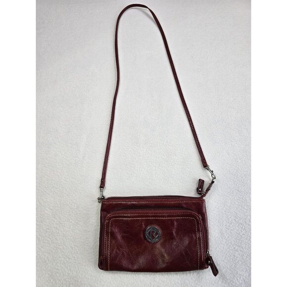 Relic Handbags - Relic Brick Red Faux Leather Crossbody Bag
